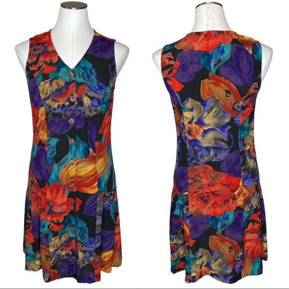 Carole Little Vintage Drop Waist Button Down Dress - Picture 9 of 9